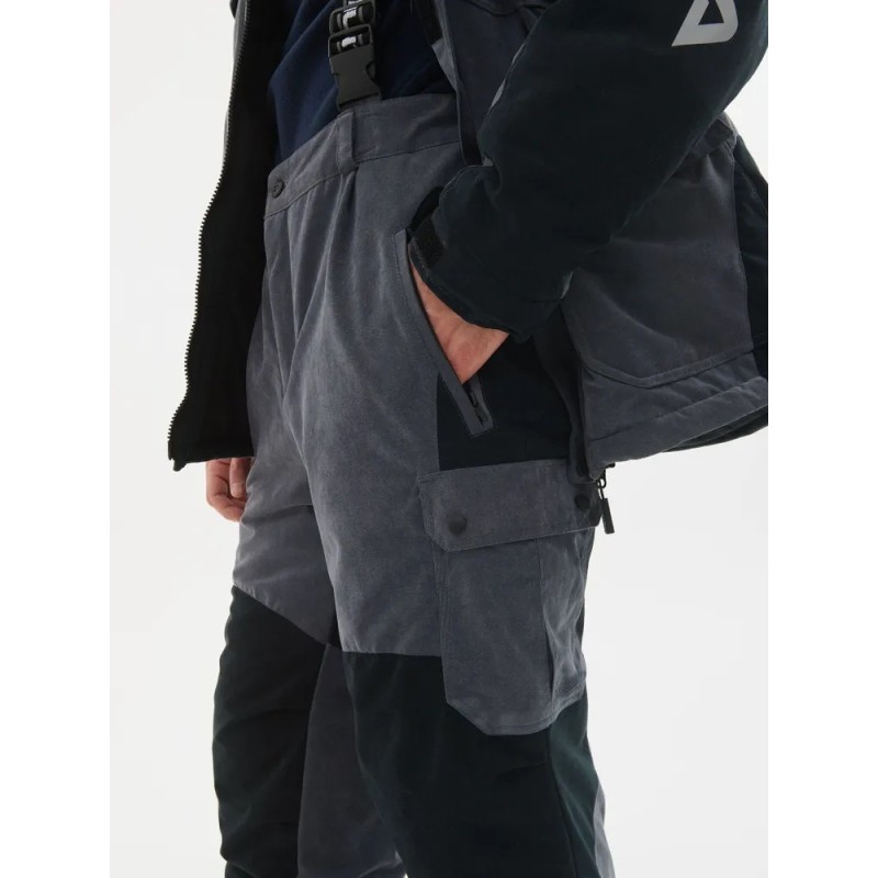 Костюм мужской Huntsman (Восток) Канада, ткань Финляндия, цвет cерый/черный, размер 60-62, 170-176 см