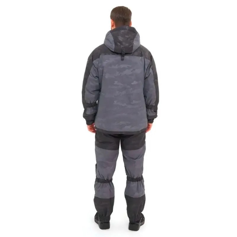 Костюм мужской Huntsman (Восток) Горка-Люкс, ткань Breathable Camo, цвет серый, размер 52-54, 182-188 см