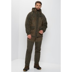 Костюм мужской Huntsman (Восток) Горка-Люкс, ткань Breathable Camo, цвет хаки, размер 60-62, 170-176 см