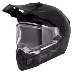 Мотошлем зимний с подогревом FXR Clutch X Pro Black Ops, черный, размер L