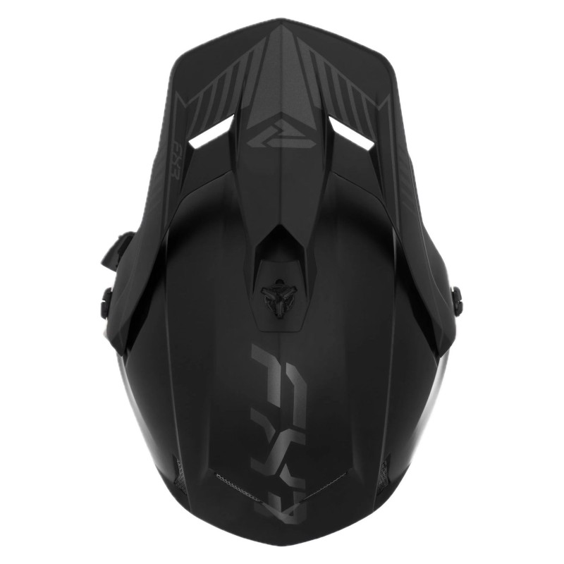 Мотошлем зимний с подогревом FXR Clutch X Pro Black Ops, черный, размер L