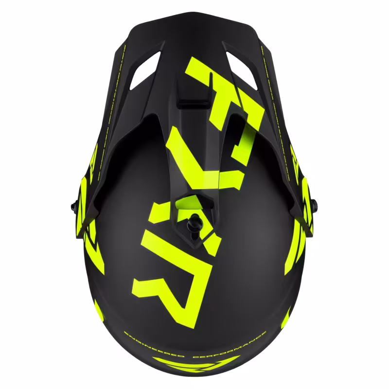 Мотошлем зимний с подогревом FXR Torque X Team Black Hi Vis, желтый/черный, размер XL