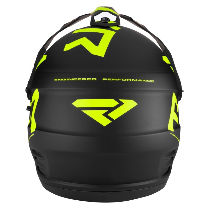 Мотошлем зимний с подогревом FXR Torque X Team Black Hi Vis, желтый/черный, размер XL