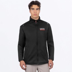 Толстовка мужская FXR Tech Zip-Up, хлопок, черный, размер М, 182 см