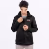 Толстовка мужская FXR Tech Zip-Up, хлопок, черный, размер М, 182 см