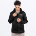 Толстовка мужская FXR Tech Zip-Up, хлопок, черный, размер М, 182 см