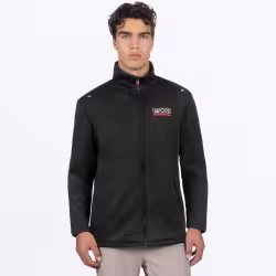 Толстовка мужская FXR Tech Zip-Up, хлопок, черный, размер L, 182 см