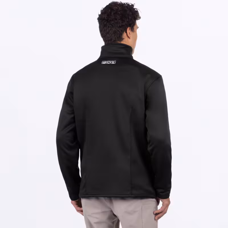 Толстовка мужская FXR Tech Zip-Up, хлопок, черный, размер L, 182 см
