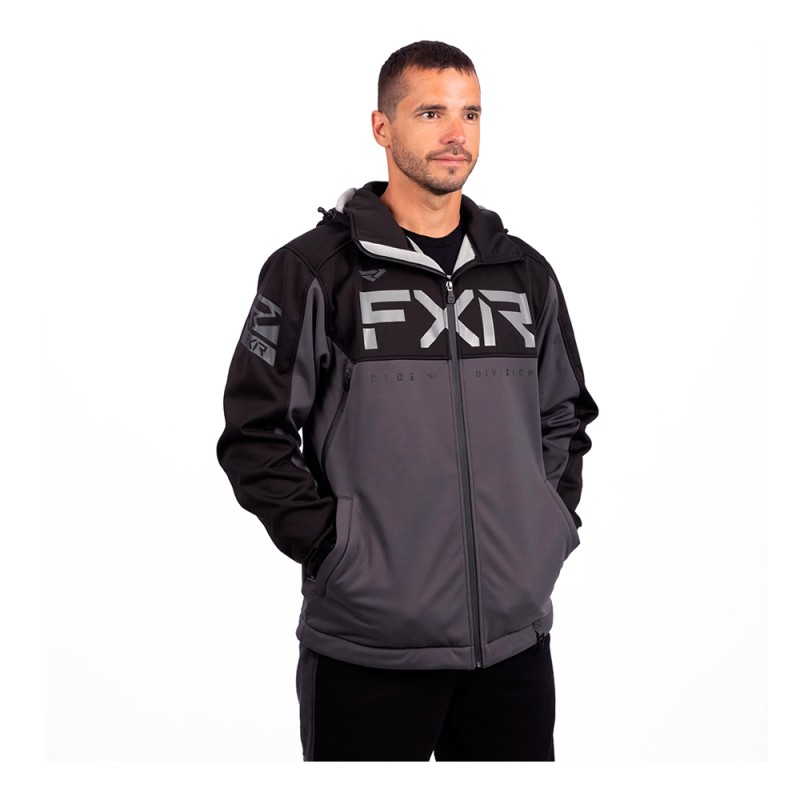 Куртка мужская FXR Helium Ride Black Ops, мембрана Hydrx, серый, размер L, рост 172-178 см