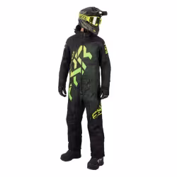 Комбинезон мужской FXR CX Army Haze/Glowstick, мембрана HydrX Pro, черный, размер 48 (М), 172-178 см