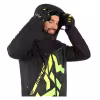 Комбинезон мужской FXR CX Army Haze/Glowstick, мембрана HydrX Pro, черный, размер 48 (М), 172-178 см