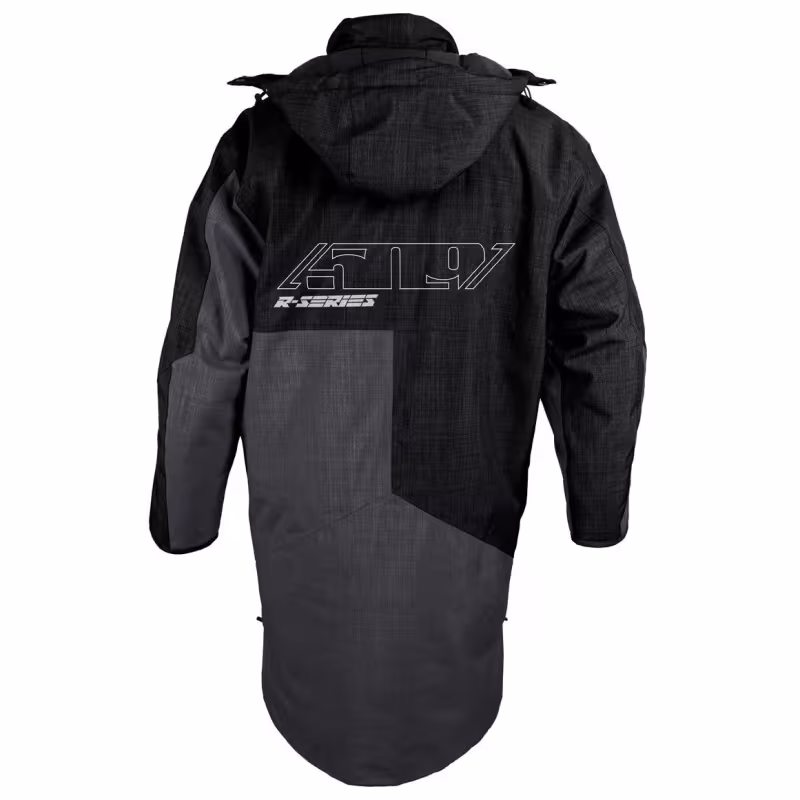 Пальто зимнее мужское 509 R-Series Black Gray, серый/черный, размер SM - MD