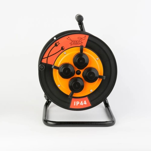 Удлинитель силовой четырехместный на катушке Рыжая такса УКМ04-3650 (16А, 3,5 кВт, 30)