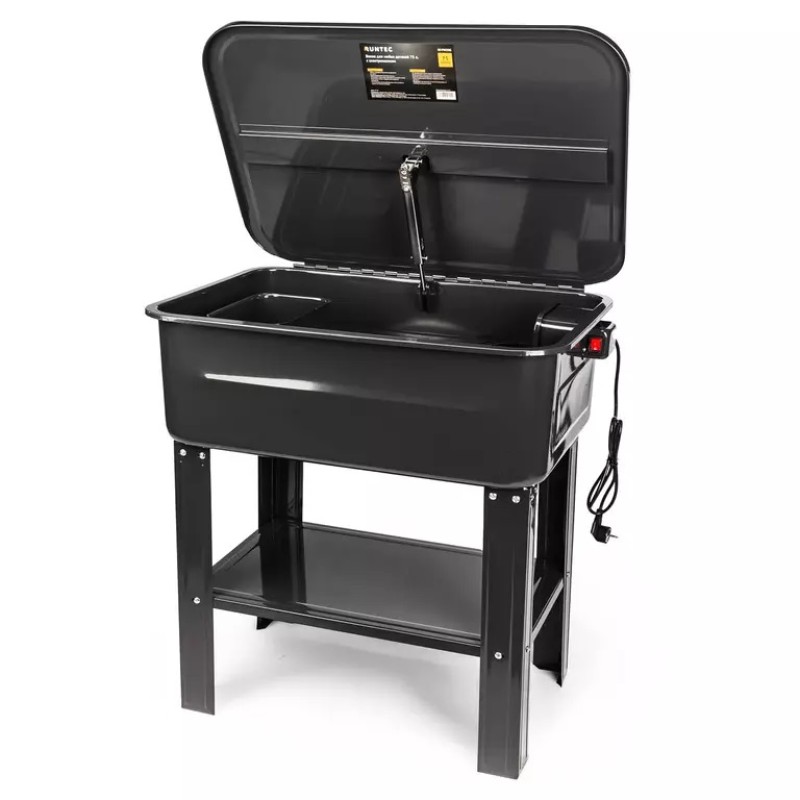 Ванна для мойки деталей 75 л, с электронасосом Runtec RT-PW20G