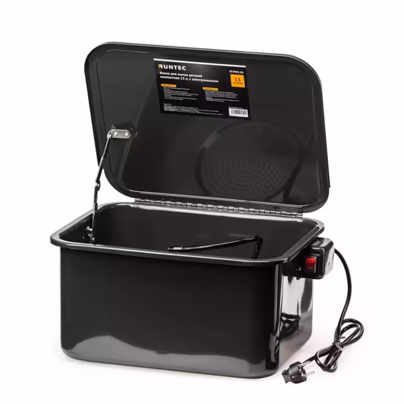 Ванна для мойки деталей  Runtec RT-PW3.5G с электронасосом, 13 л