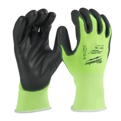Перчатки защитные Milwaukee Hi-Vis Cut level 1/A, размер XL/10