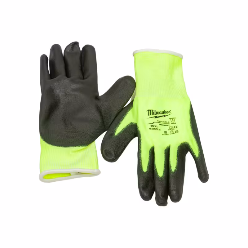 Перчатки защитные Milwaukee Hi-Vis Cut level 1/A, размер XL/10
