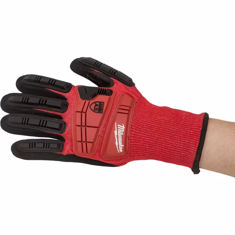 Перчатки защитные Milwaukee Impact Cut level 3/C, размер L/9, с защитой от удара и сопротивлением порезам