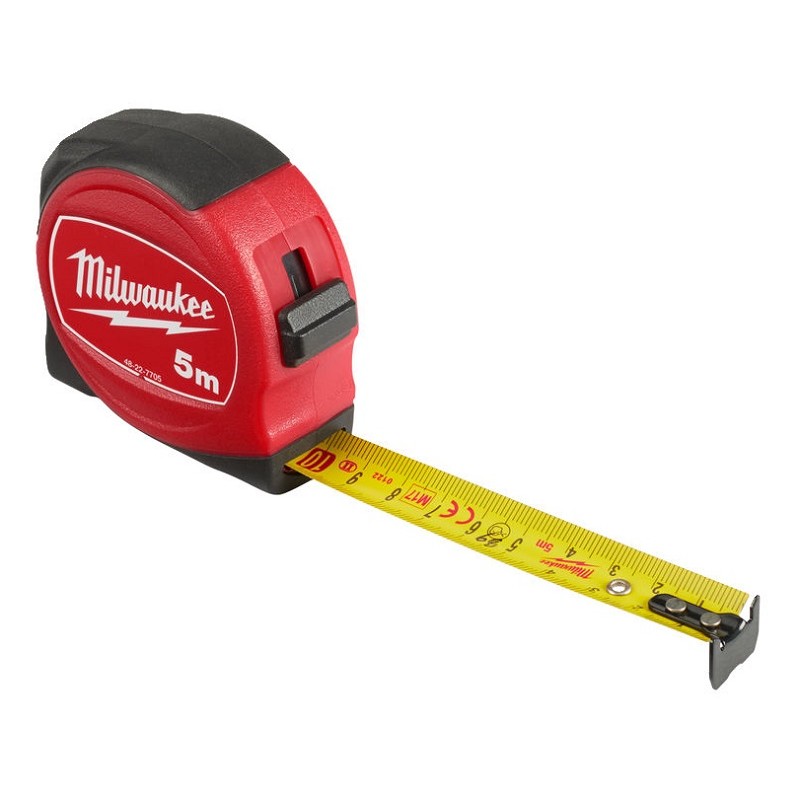 Рулетка строительная Milwaukee Slim Line, 5 м х 19 мм