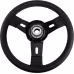 Колесо рулевое Volanti Luisi Elba, черный, спицы черные, 300 мм