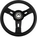 Колесо рулевое Volanti Luisi Elba, черный, спицы черные, 300 мм