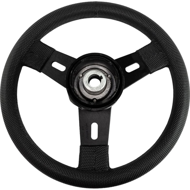 Колесо рулевое Volanti Luisi Elba, черный, спицы черные, 300 мм