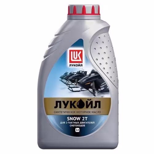 Масло моторное синтетическое для 2Т двигателей Лукойл Snow, 1 л