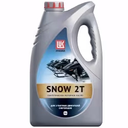 Масло моторное синтетическое для 2Т двигателей Лукойл Snow, 4 л