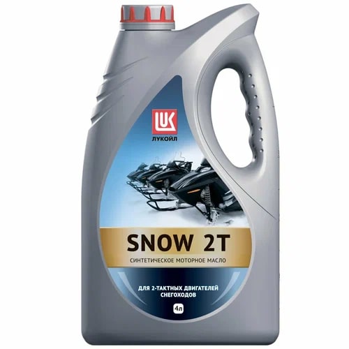 Масло моторное синтетическое для 2Т двигателей Лукойл Snow, 4 л