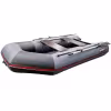 Надувная лодка ПВХ HunterBoat 290 ЛКА, НДНД, серый