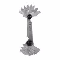 Набор шаблонов резьбовых Кобальт 920-124, шаг резьбы 4TPI - 28TPI, 17 шт