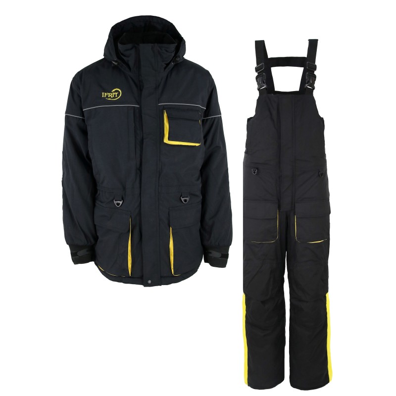 Костюм мужской Элементаль Ifrit Manticore К-475, ткань Таслан, цвет черный, размер 44-46, 170-176 см