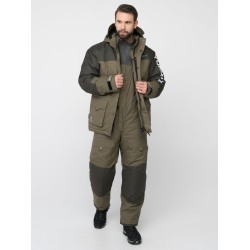 Костюм мужской Huntsman (Восток) Yukon Ice, ткань Breathable, Хаки, размер 52-54, 170-176 см