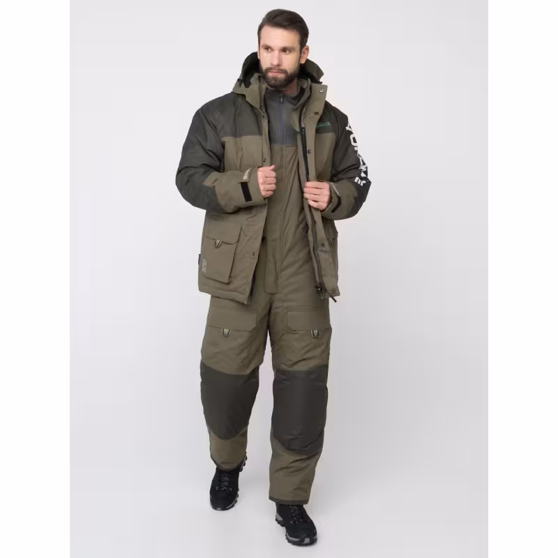 Костюм мужской Huntsman (Восток) Yukon Ice, ткань Breathable, Хаки, размер 52-54, 170-176 см