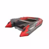 Надувная лодка ПВХ с фальшбортом Angler Skat Triton 400NDFi, НДНД, красный/серый