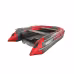 Надувная лодка ПВХ с интегрированным фальшбортом Angler Skat Triton 400NDFi, НДНД, красный/серый