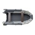 Надувная лодка ПВХ с интегрированным фальшбортом Angler Skat Triton 400NDFi, НДНД, темно-серый/светло-серый