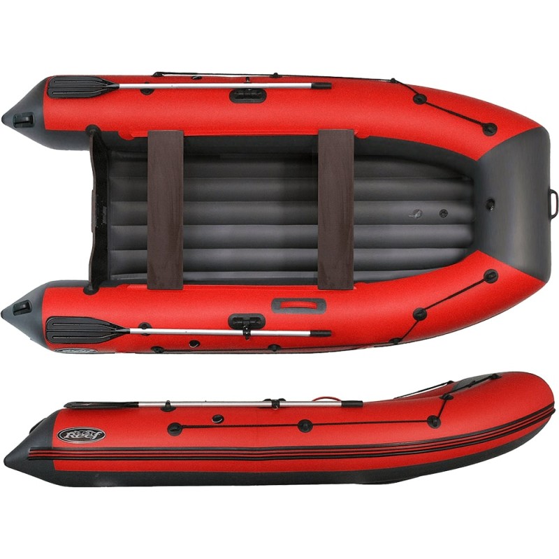 Надувная лодка ПВХ Angler Reef Triton 360, НДНД, красный