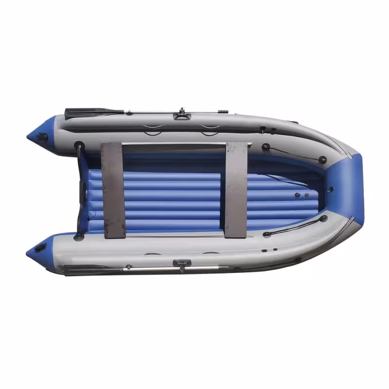 Надувная лодка ПВХ Angler Reef Triton 390, НДНД, синий