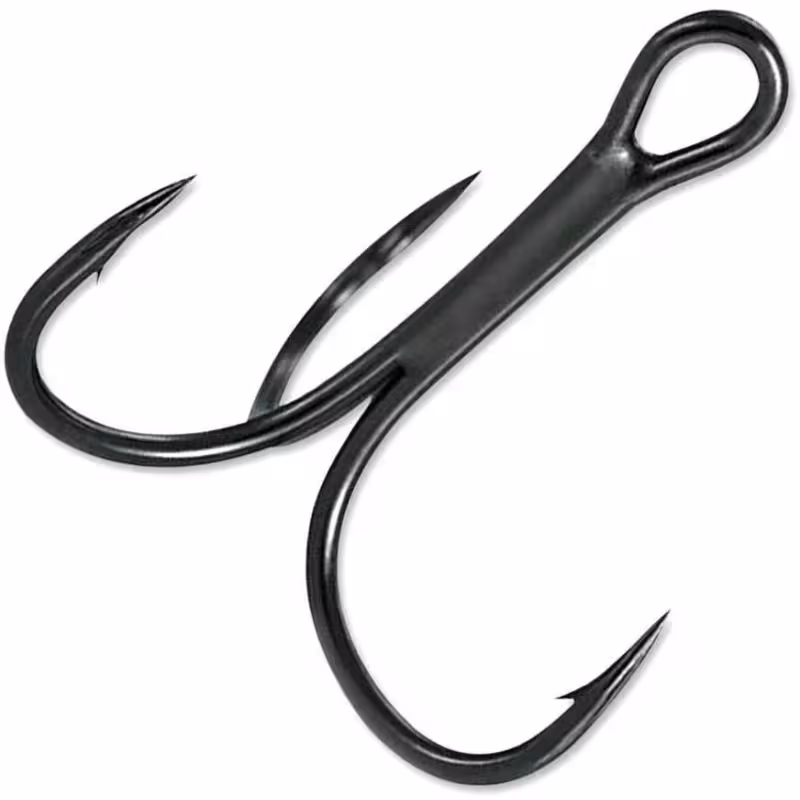 Крючок тройной VMC 7554 BN №02, черный,  5 шт