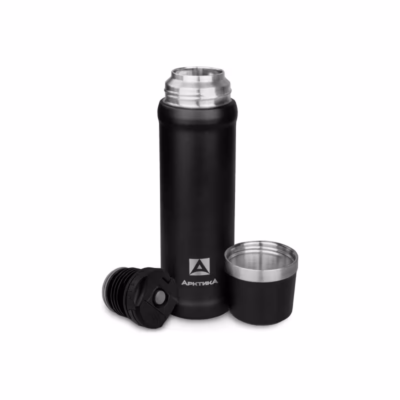 Термос Арктика 111-600-B, 0.6 л,  черный