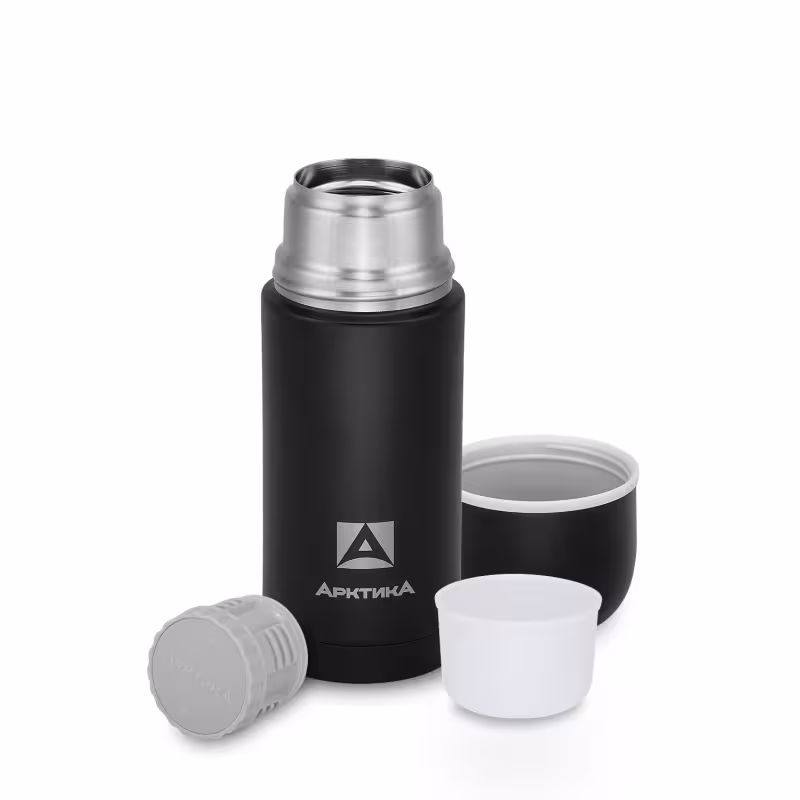 Термос Арктика 105-5005, 0.5 л, черный текстурный