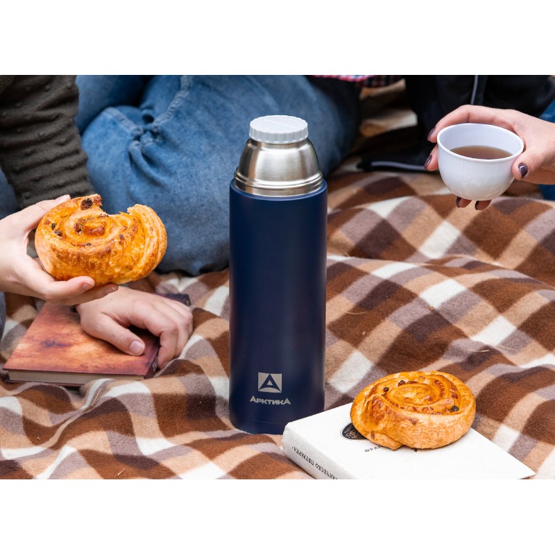 Термос Арктика 105-5005, 0.5 л, черный текстурный