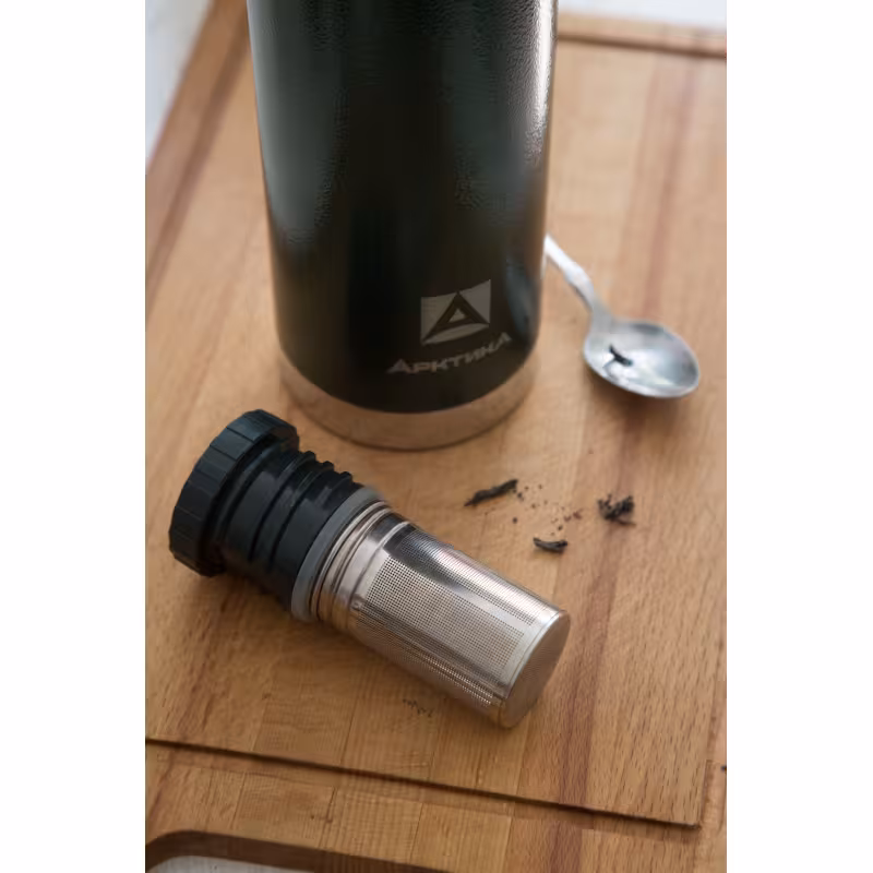 Термос Арктика ситечком 106-1200С, 1.200 л, зеленый