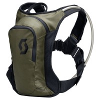Рюкзак Scott Hydration Backpack Radar 3 black/fir green, черный/зеленый, 3 л