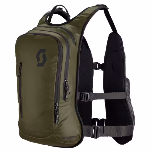 Рюкзак Scott Radiator 12 black/fir green, черный/зеленый, 12 л