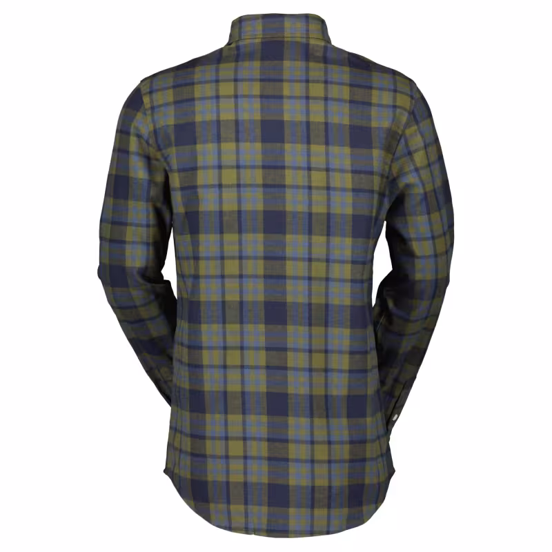 Рубашка с длинным рукавом мужская Scott Ms Flannel LS, хлопок, зеленый, размер L