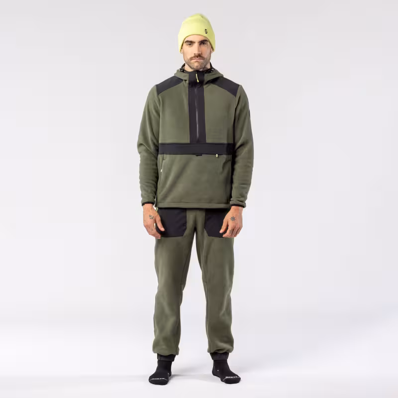 Худи Scott Pullover Original Fleece, полиэстер, зеленый, размер M, 178-183 см