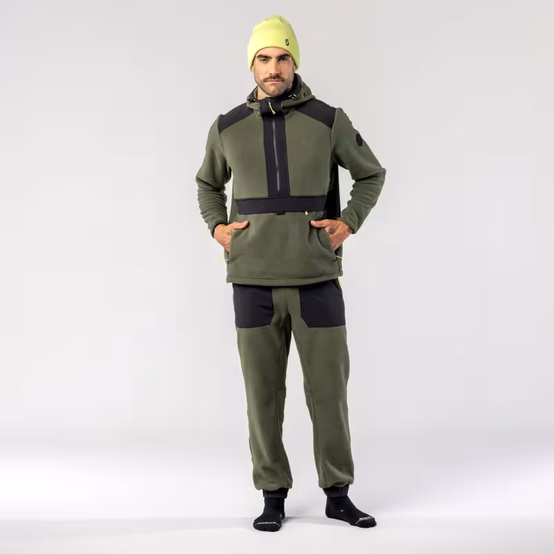 Худи Scott Pullover Original Fleece, полиэстер, зеленый, размер M, 178-183 см