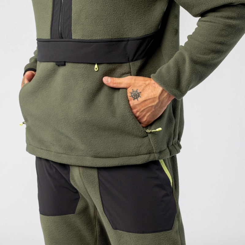 Худи Scott Pullover Original Fleece, полиэстер, зеленый, размер M, 178-183 см